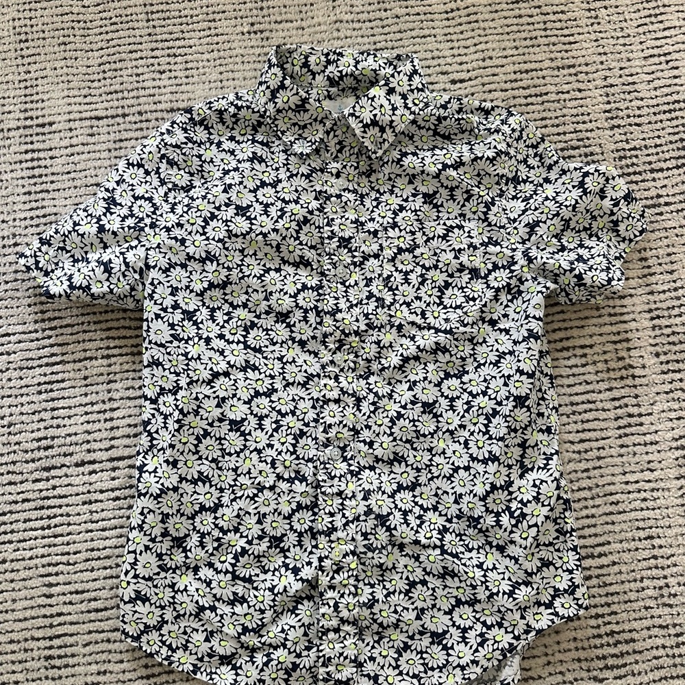 J. Crew Crewcuts Boys Flower Print Shirt